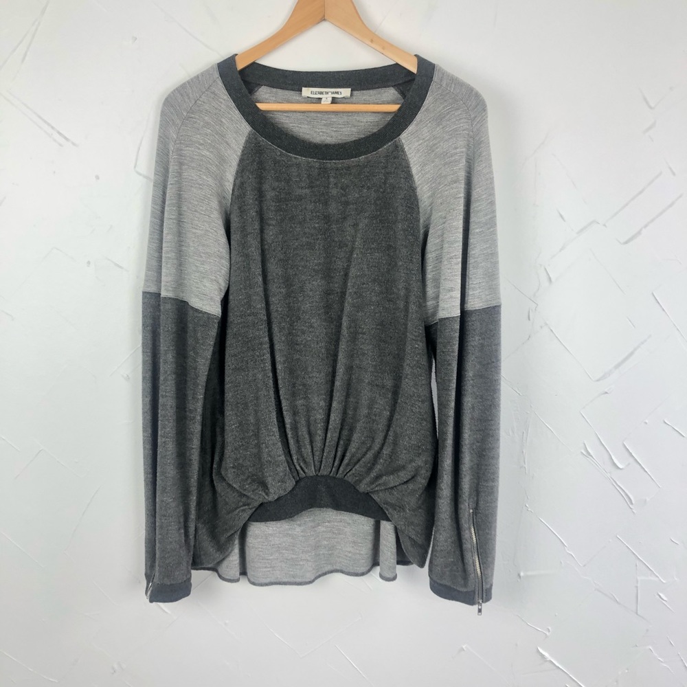 Elizabeth and James Alison Color Block Sweatshirt - Picture 3 of 7